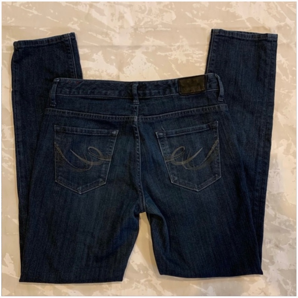 Express Brand Jeans- Mia Ultra Skinny Indigo - Picture 2 of 3